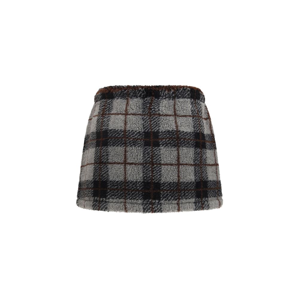 Multicolor Nylon Mini Skirt - ventzia