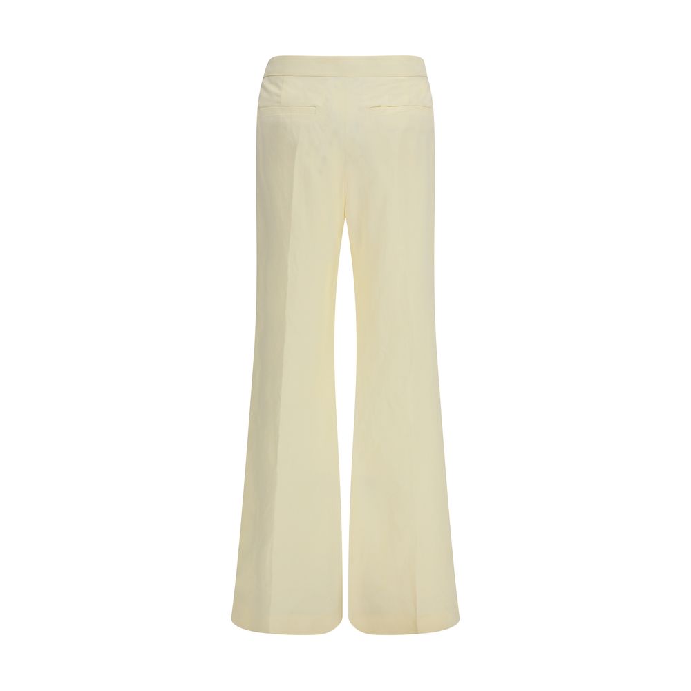 Bicolor Viscose Flared Pants - ventzia