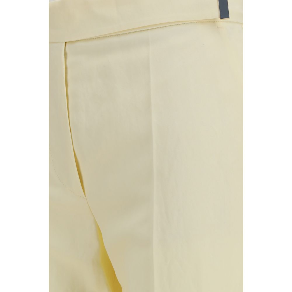 Bicolor Viscose Flared Pants - ventzia