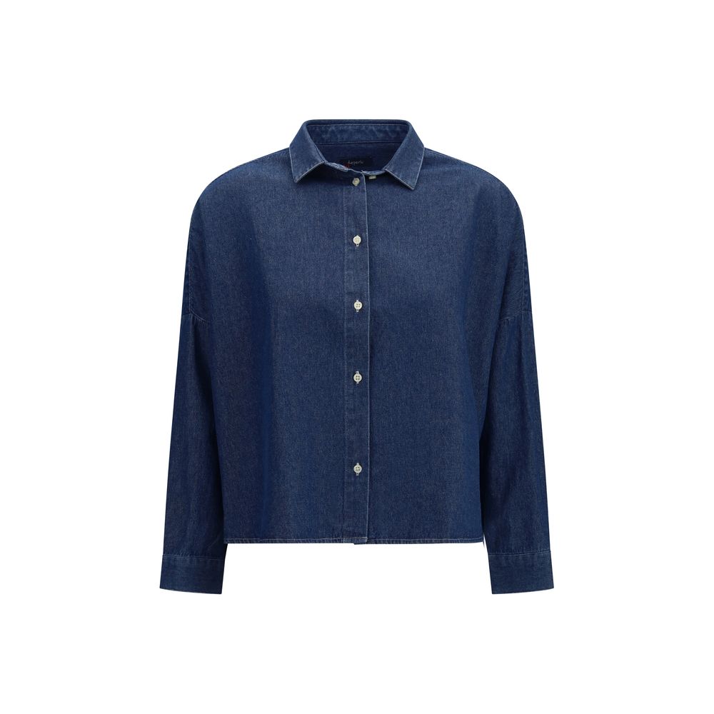 Blue Denim Shirt - ventzia