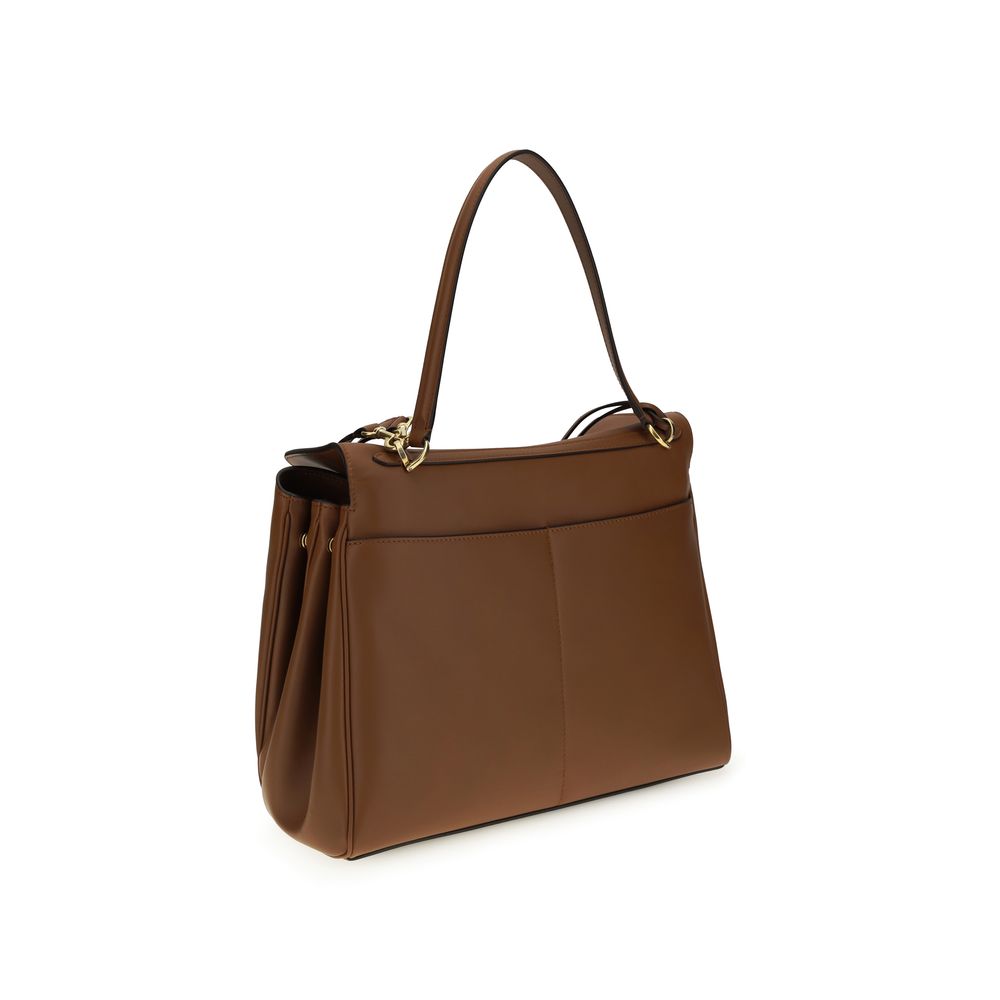 Brown Calf Leather Bos Taurus Shoulder Bag - ventzia