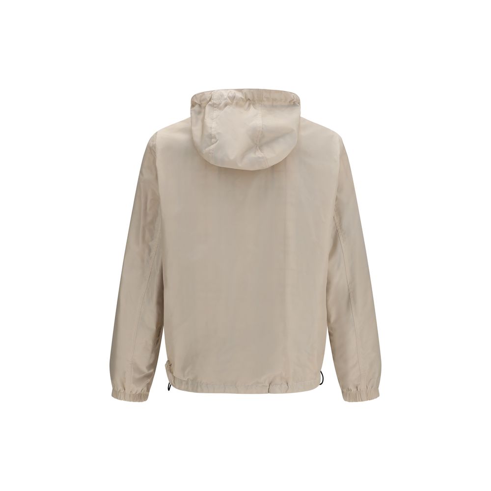 Beige Polyester Coat - ventzia