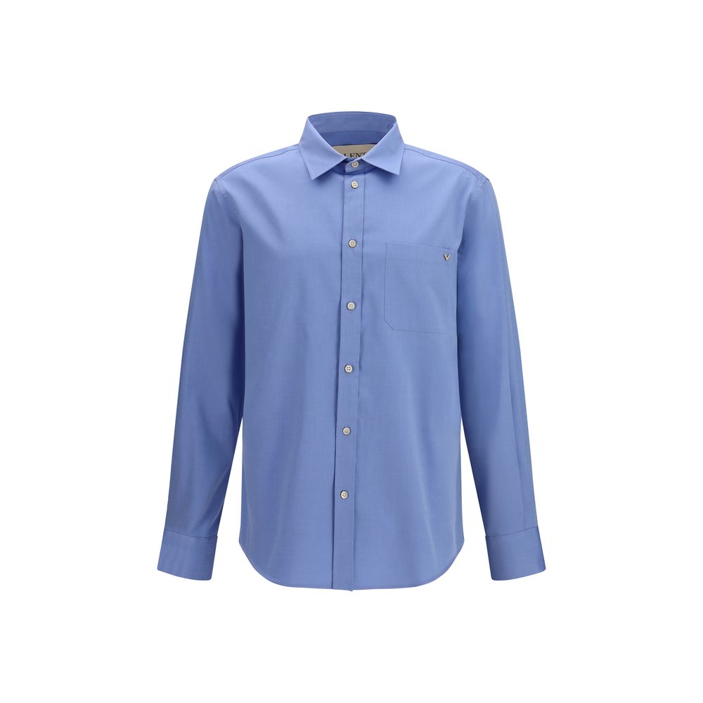 Blue Cotton Shirt - ventzia