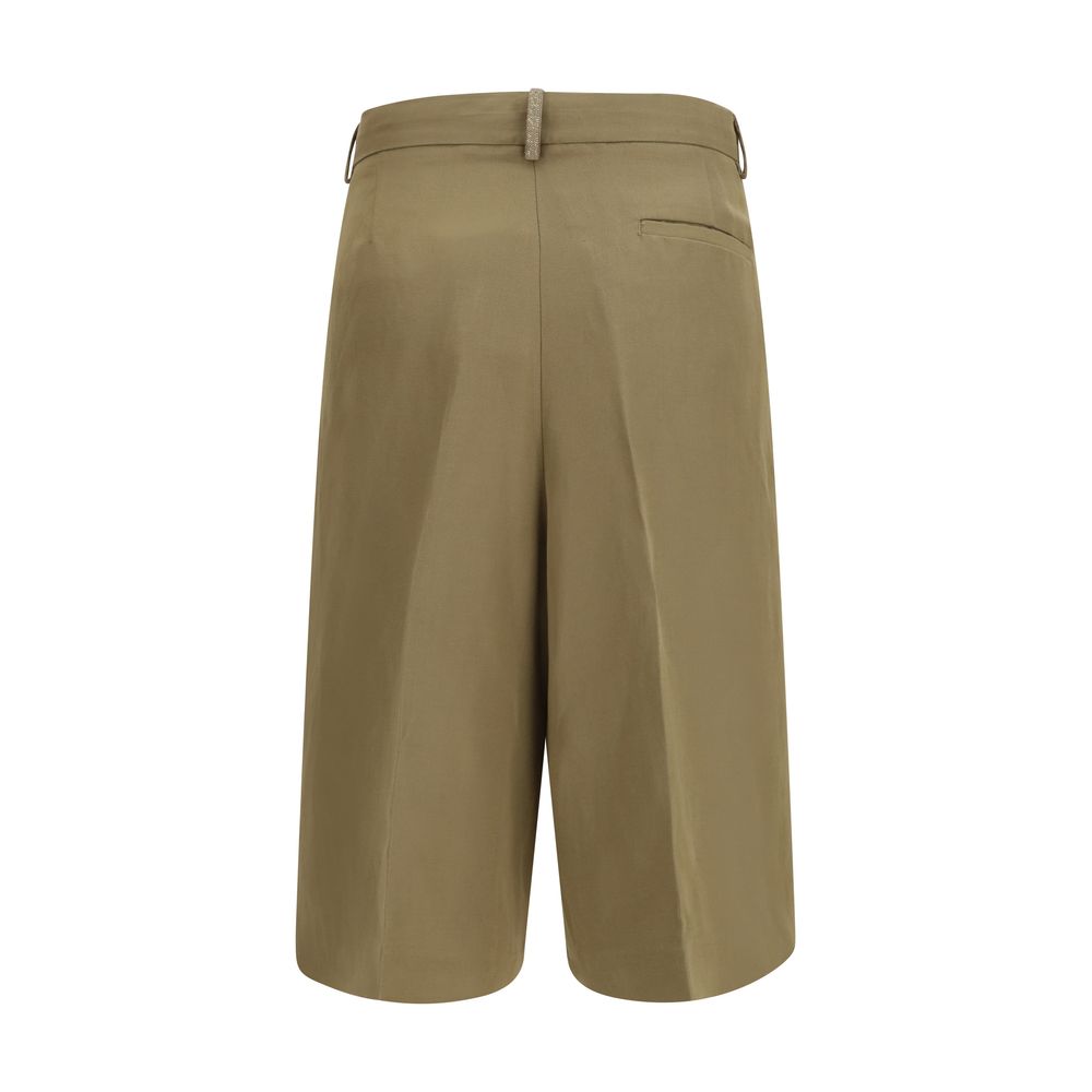 Beige Viscose Knee Length - ventzia
