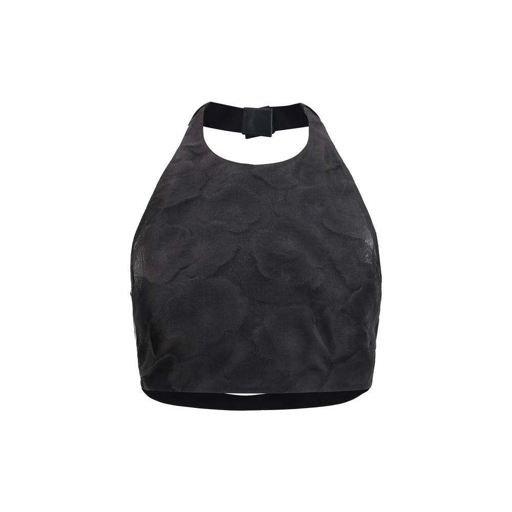 Black Silk Pattern Shirt - ventzia
