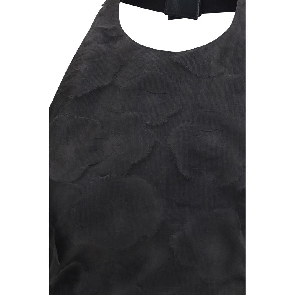 Black Silk Pattern Shirt - ventzia