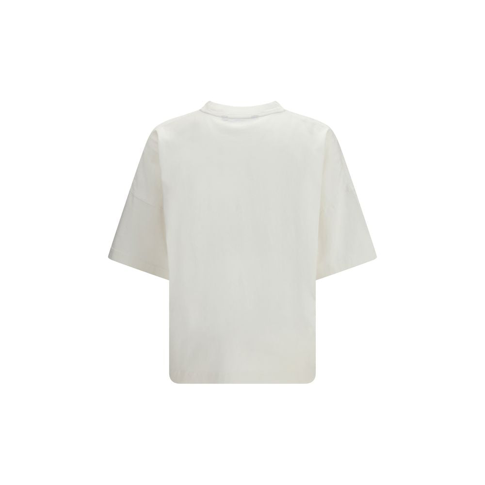 White Cotton T-Shirt - ventzia