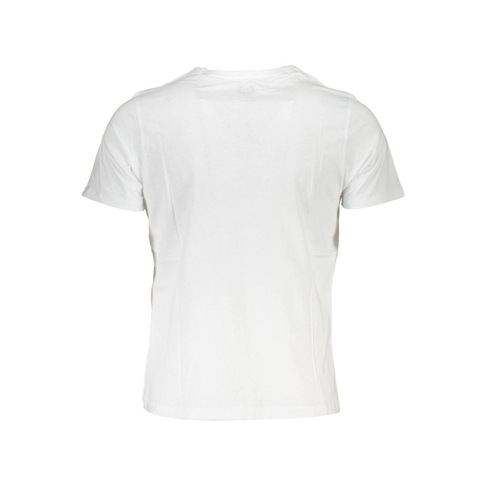 White Cotton Men T-Shirt - ventzia