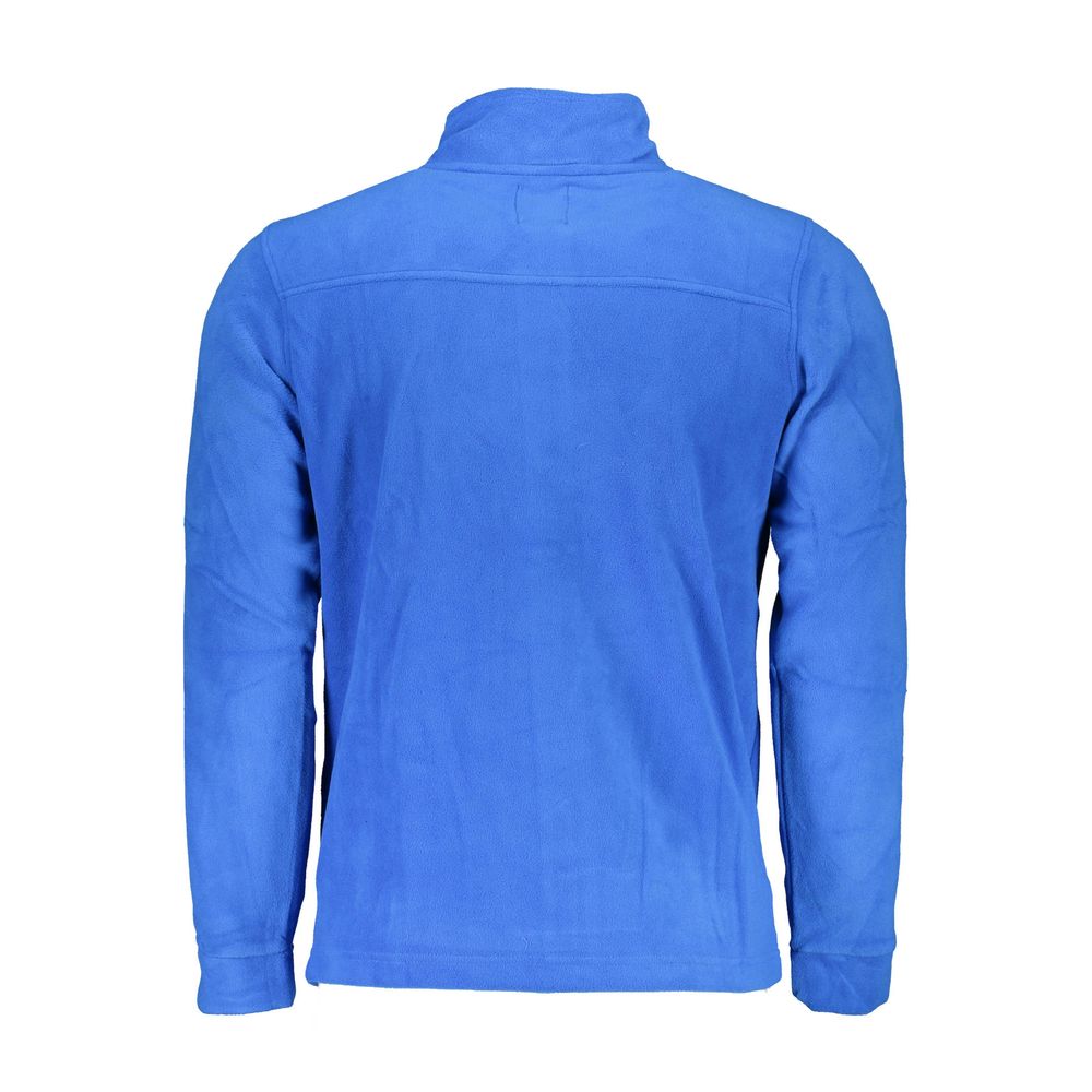 Blue Polyester Men's Sweatshirt - ventzia
