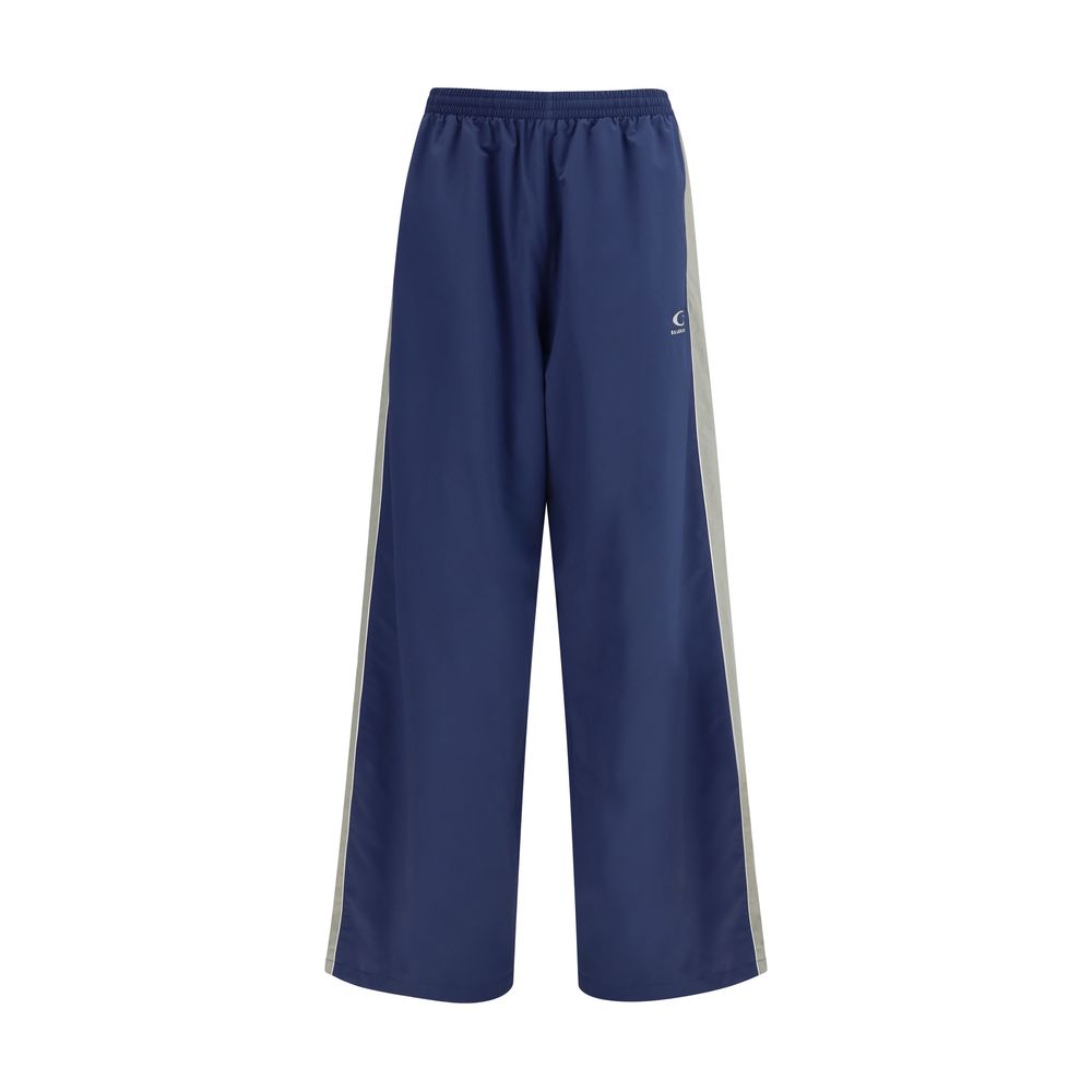 Blue Polyester Joggers (Workout Pants) - ventzia