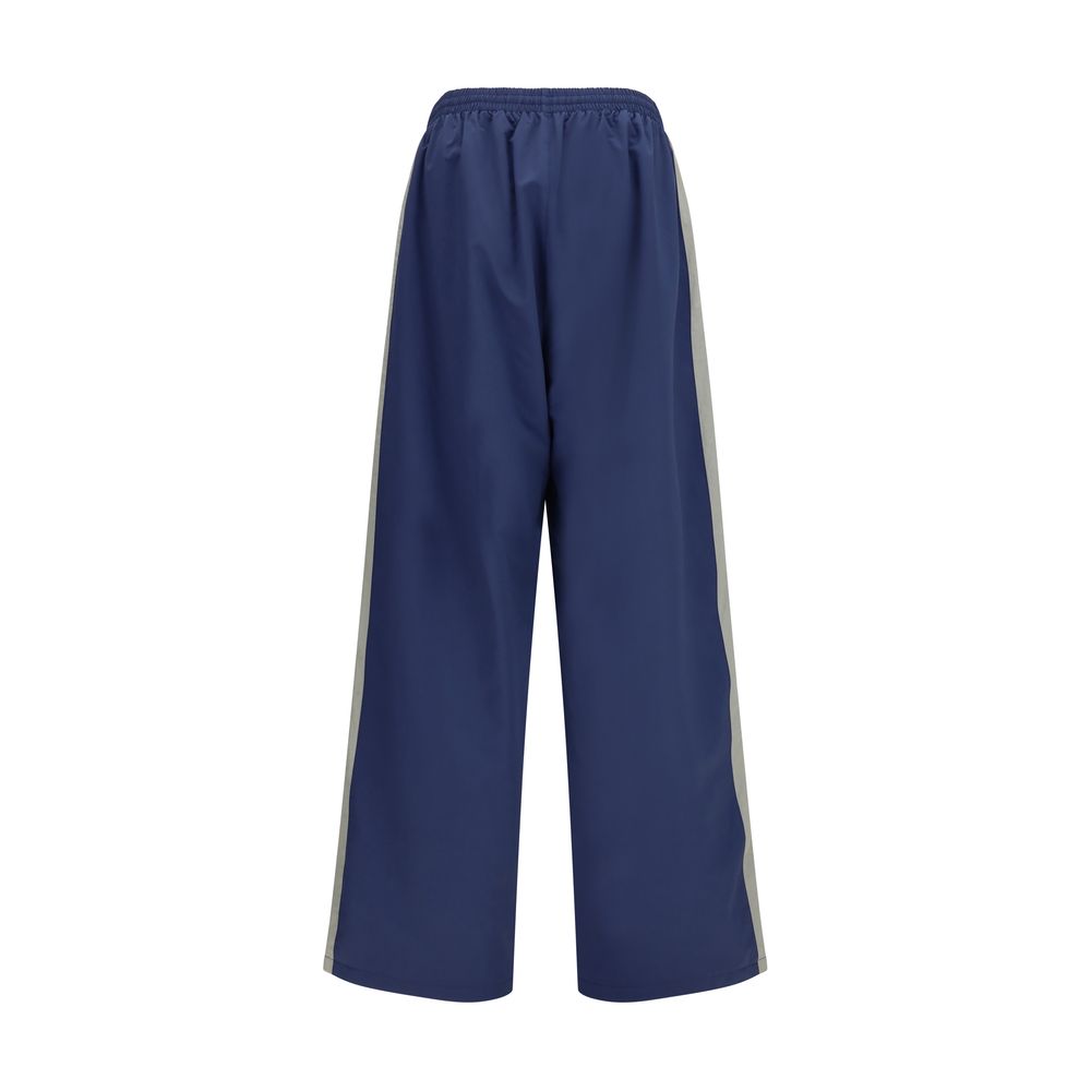 Blue Polyester Joggers (Workout Pants) - ventzia
