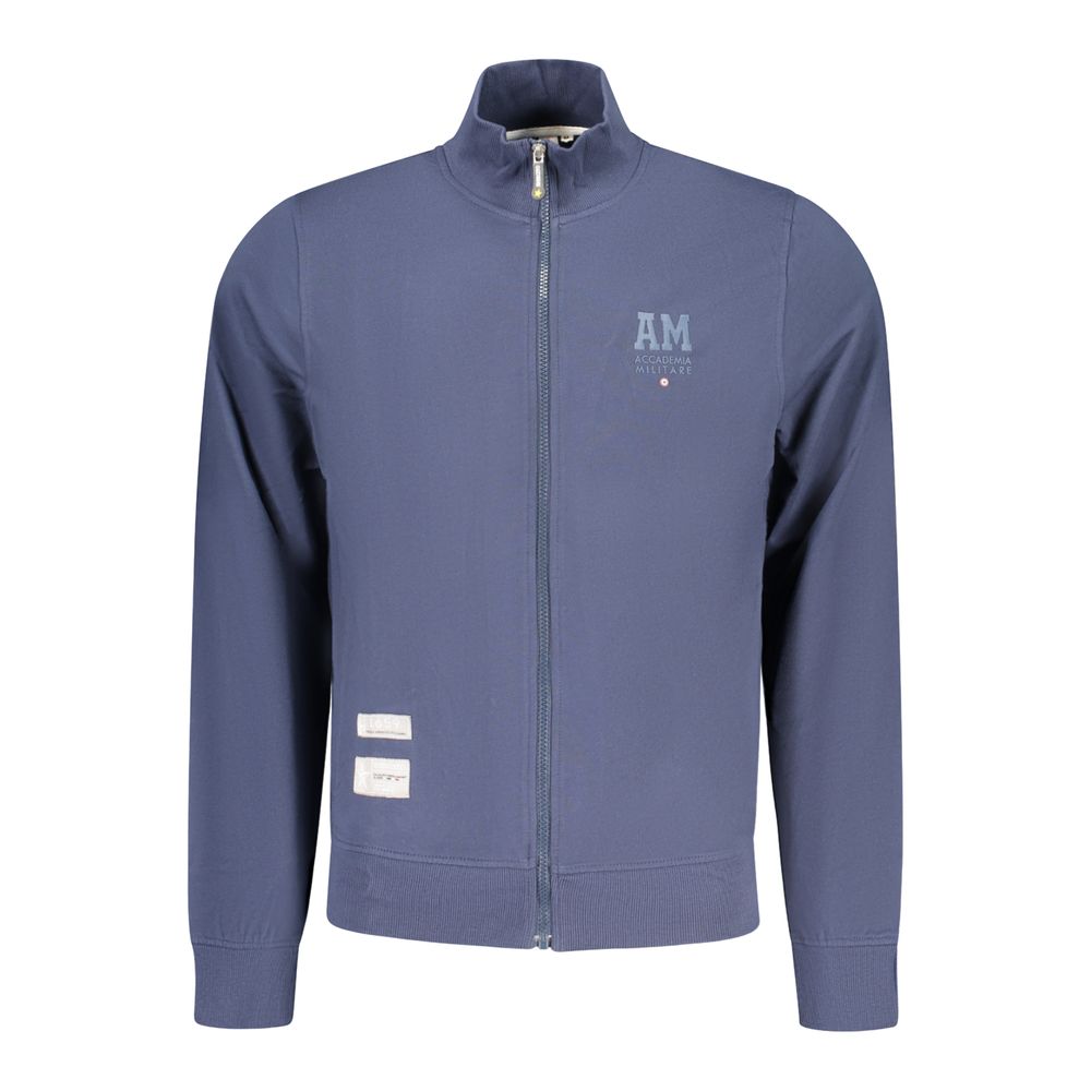 Blue Cotton Men Sweatshirt - ventzia
