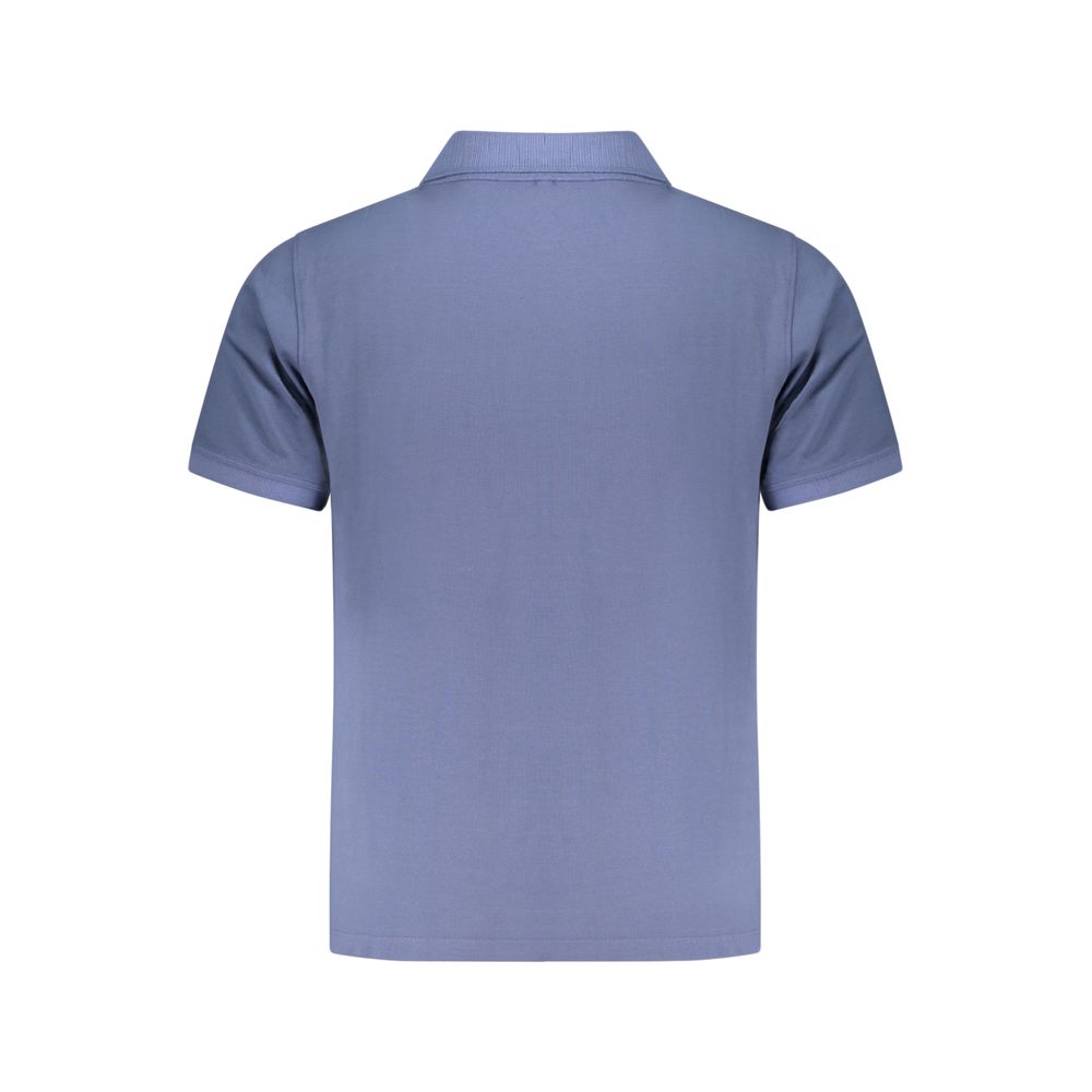 Blu Cotton Men Polo - ventzia