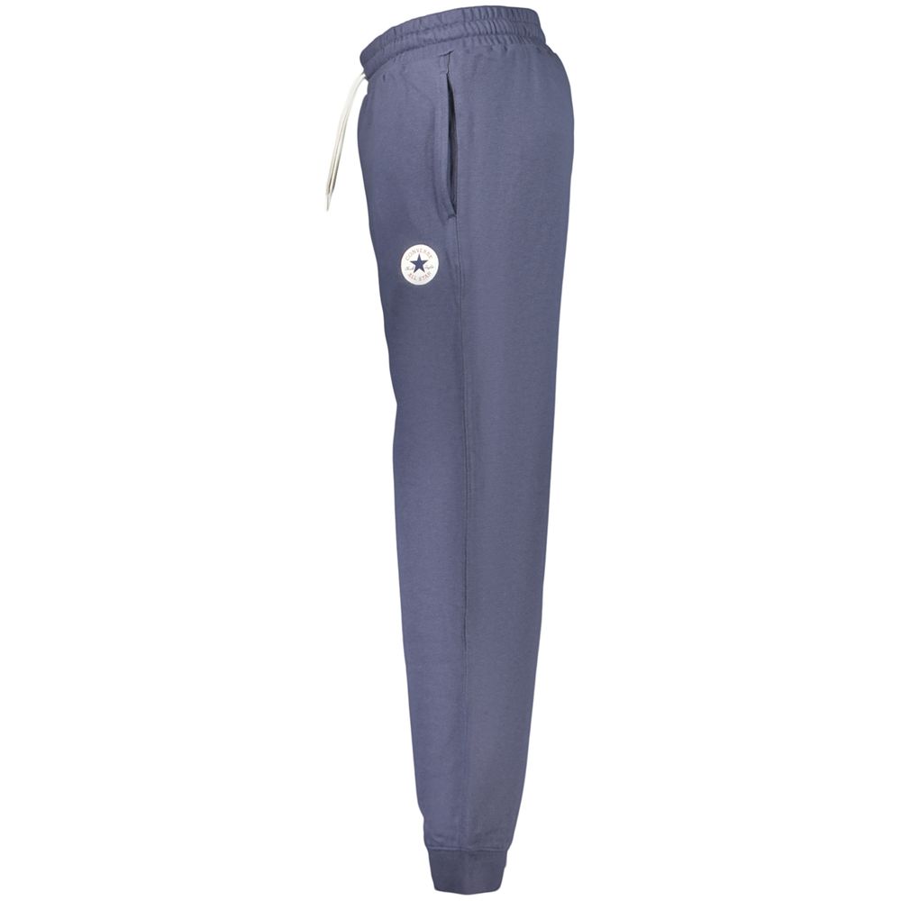Blu Cotton Men Sweatpants - ventzia