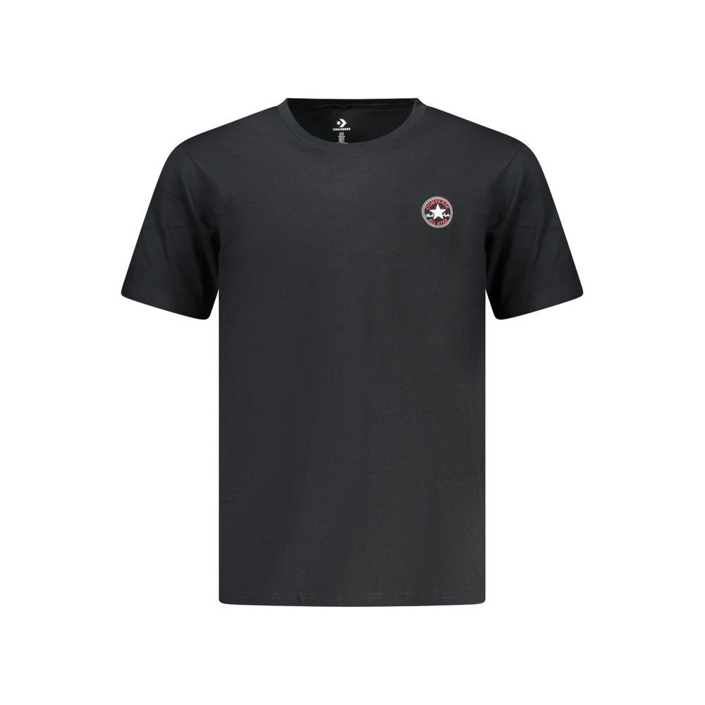Black Cotton Men's T-Shirt - ventzia