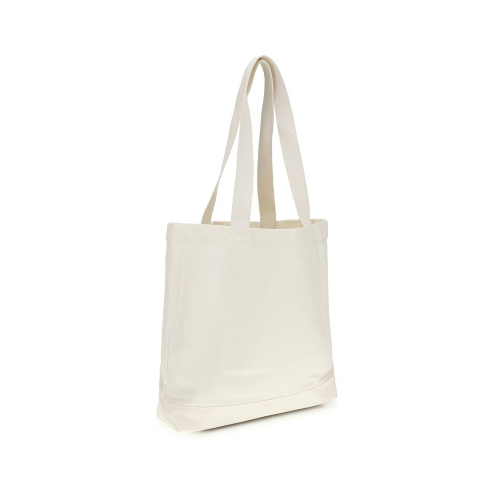 Beige Cotton Handbag - ventzia
