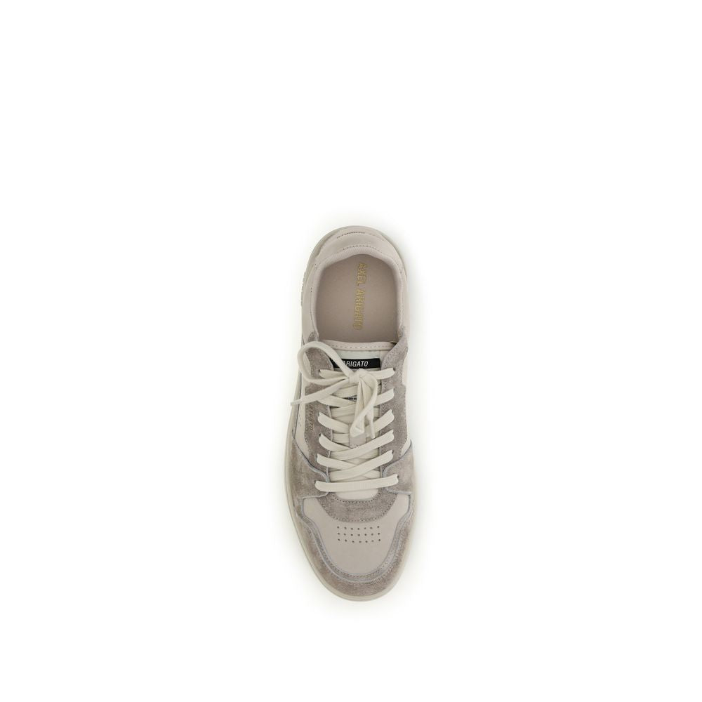 Gray Calf Leather Bos Taurus Low Top Sneakers - ventzia