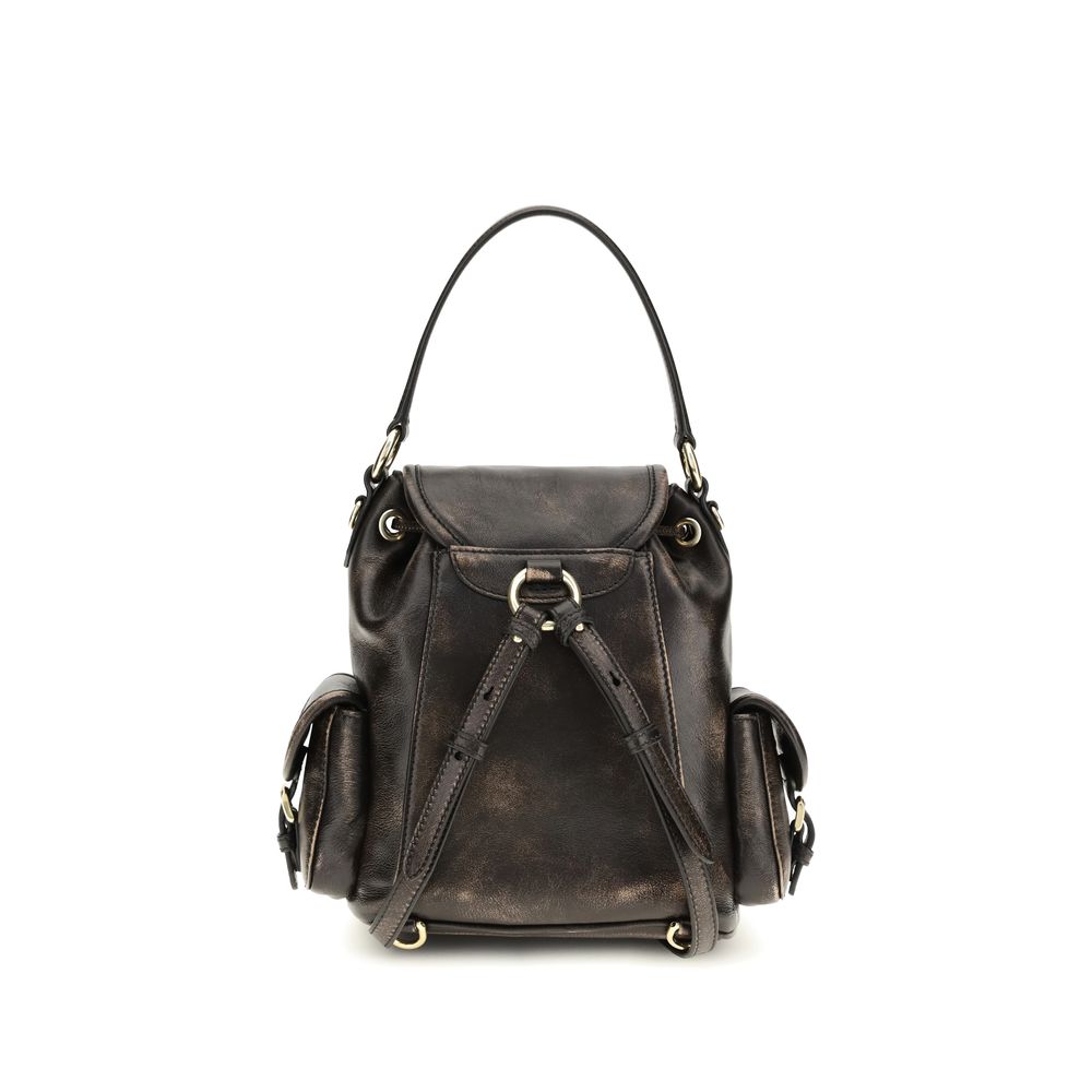 Brown Calf Leather Bos Taurus Backpack