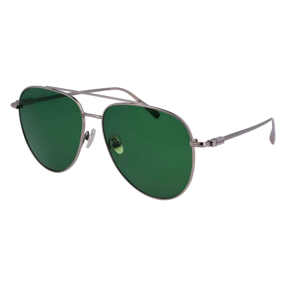 Gray Metal Sunglasses - ventzia