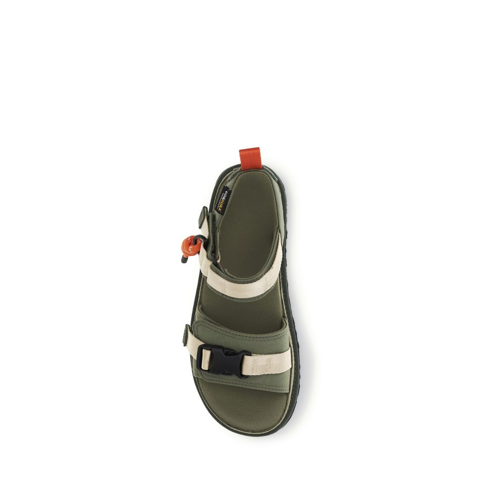 Bicolor Rubber Flat Sandals