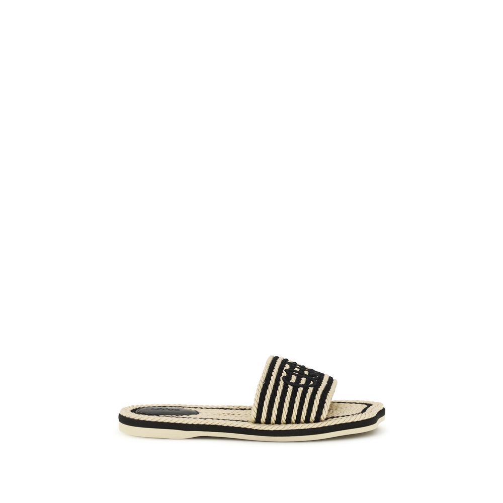 Multicolor Raffia Sandals - ventzia