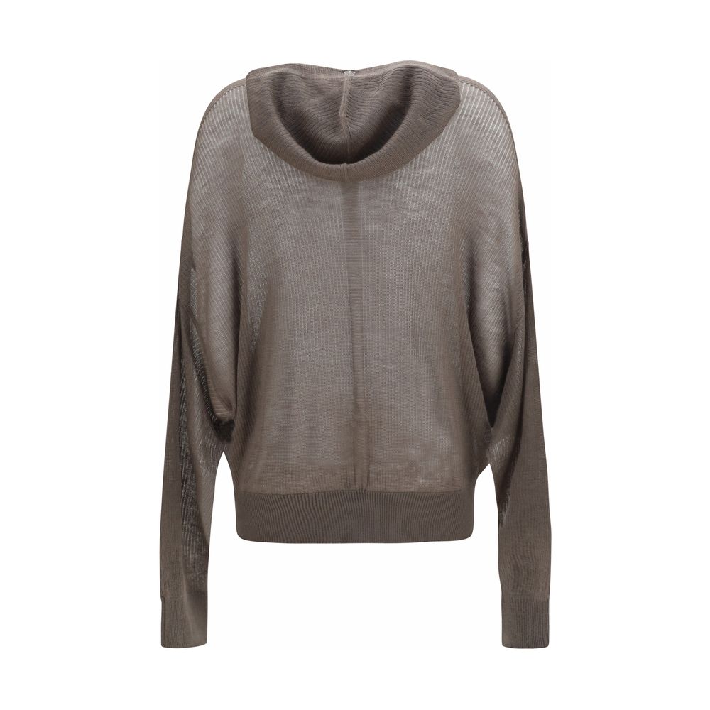 Gray Cashmere Hoodie - ventzia