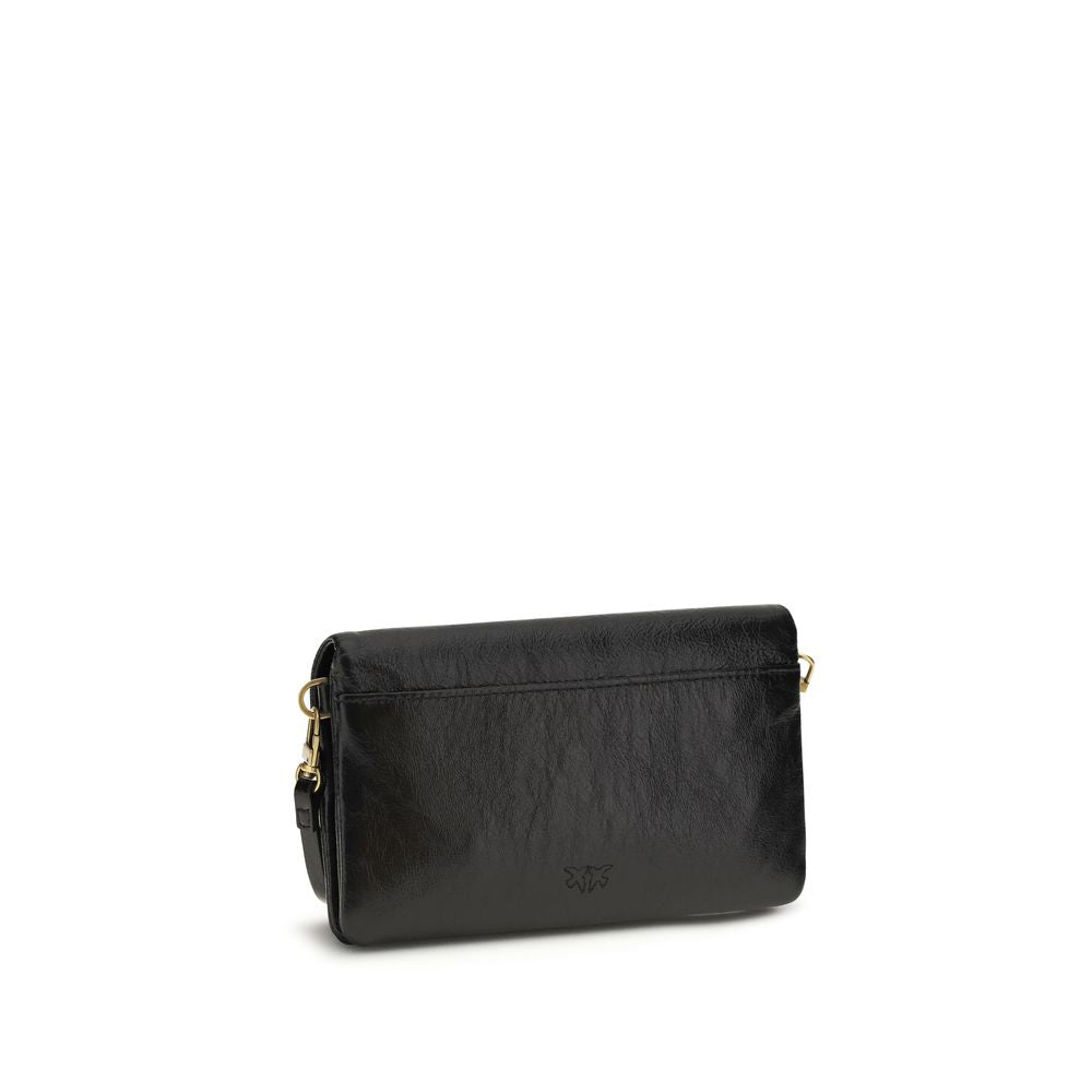 Black Goatskin Shoulder Bag - ventzia