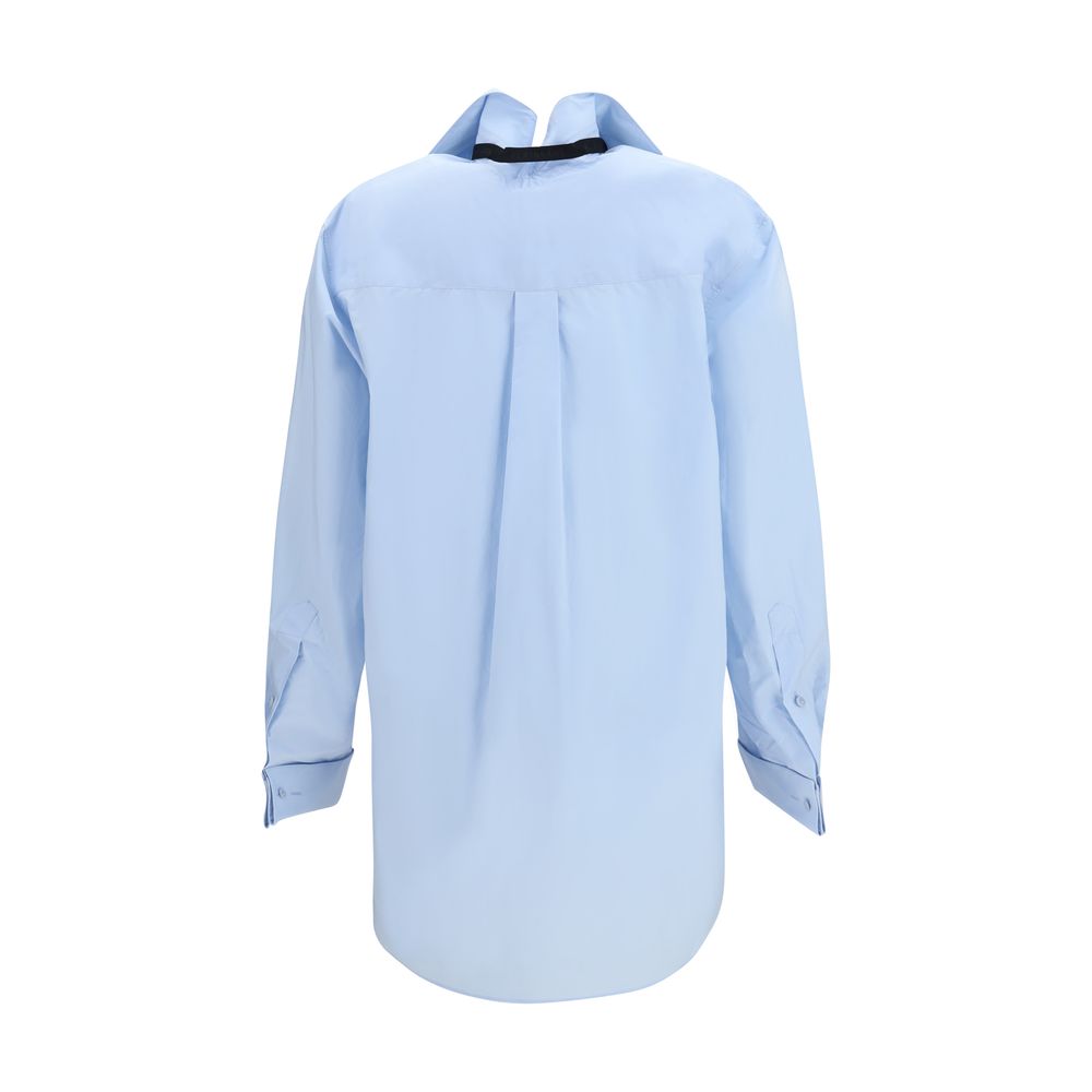 Blue Cotton Dress Shirt - ventzia