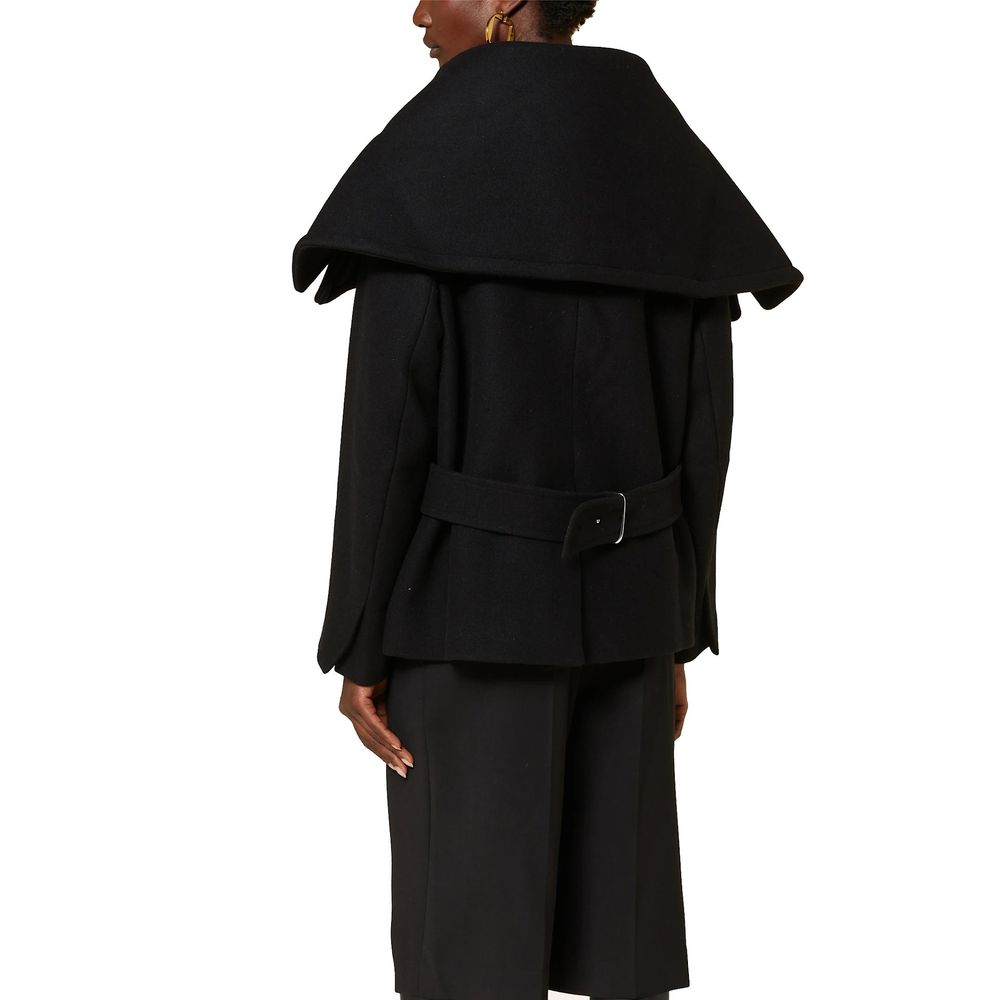 Black Virgin Wool Clothing - ventzia