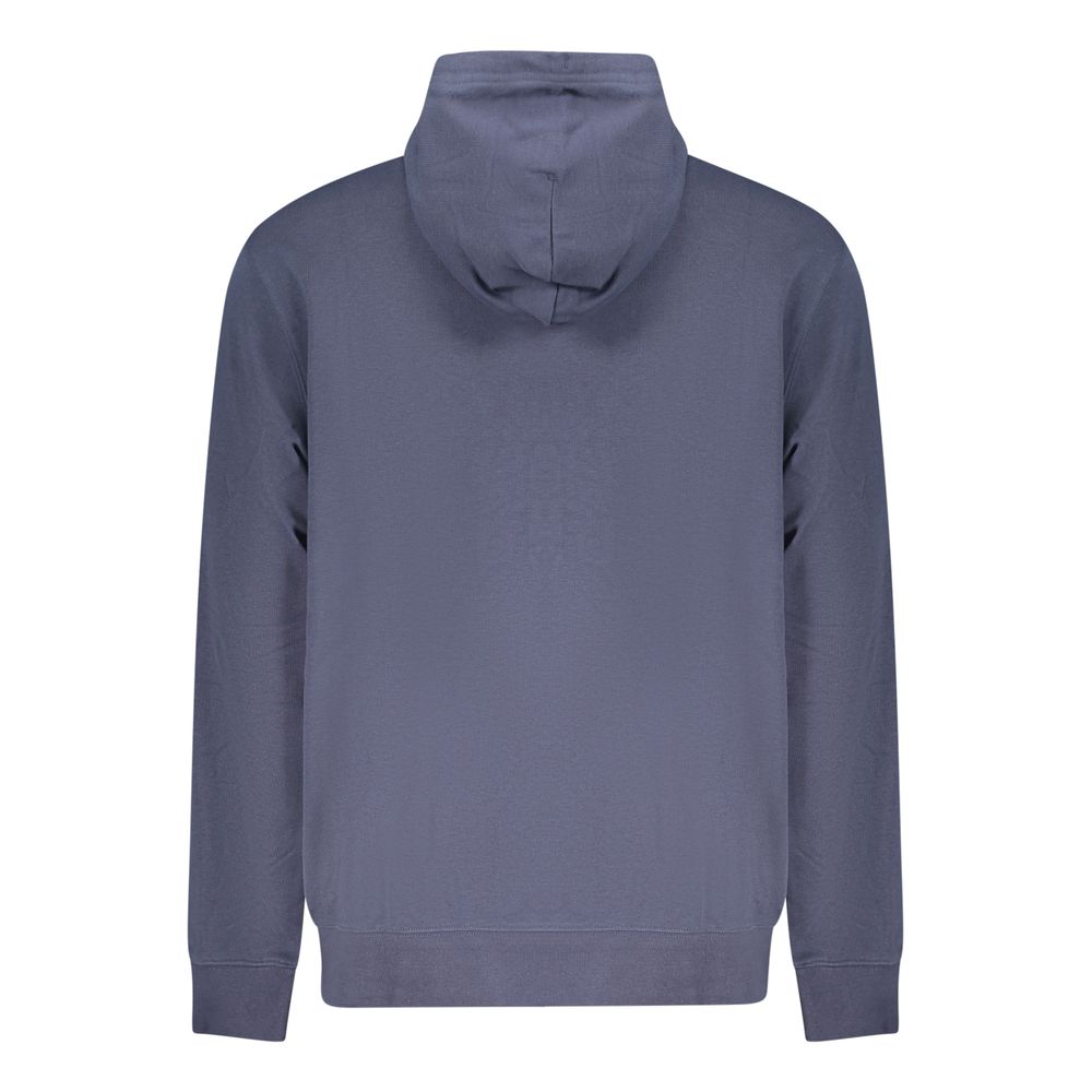 Blue Cotton Sweatshirt - ventzia