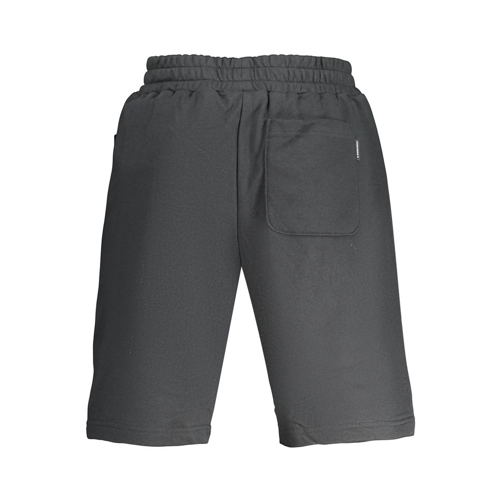 Black Cotton Shorts - ventzia