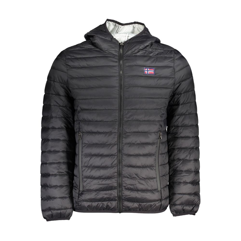 Black Polyamide Shell Jacket - ventzia