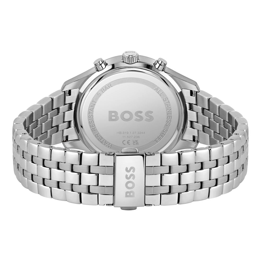 Gray Stainless Steel Dress Watch - ventzia