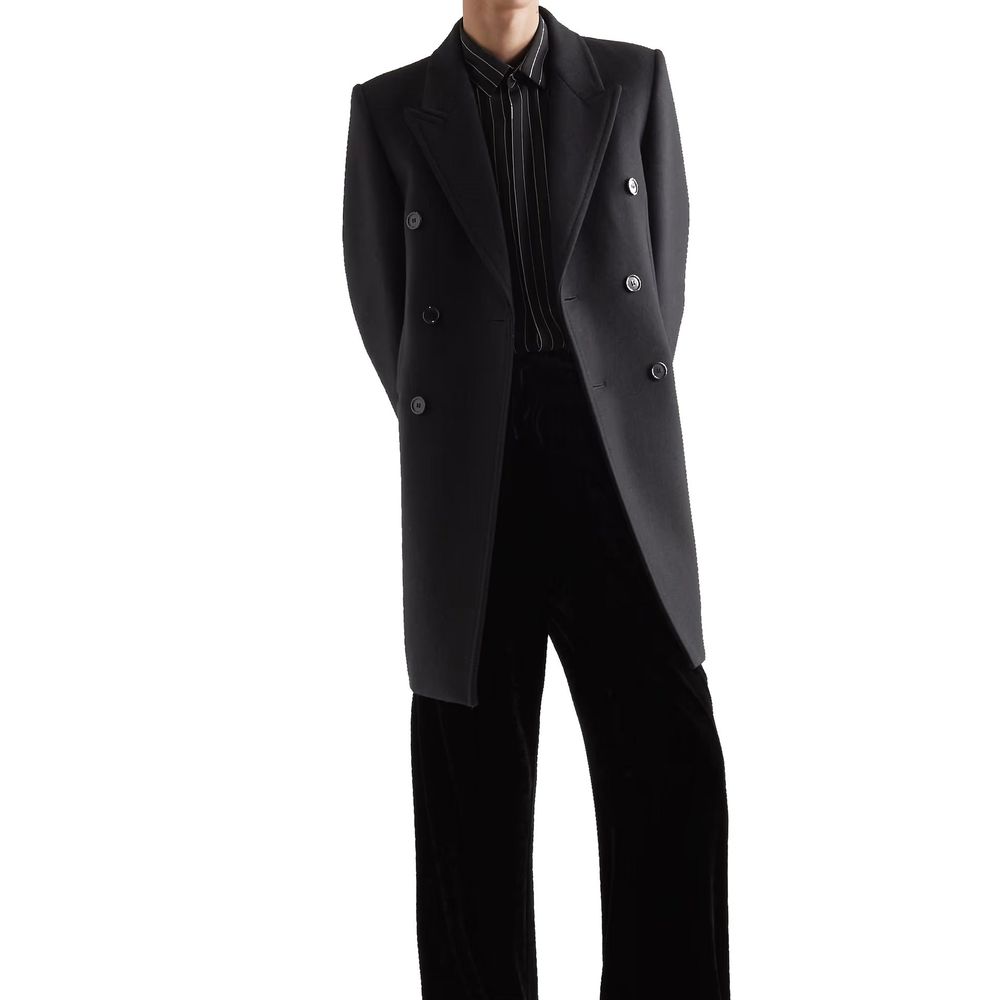 Black Wool Coat
