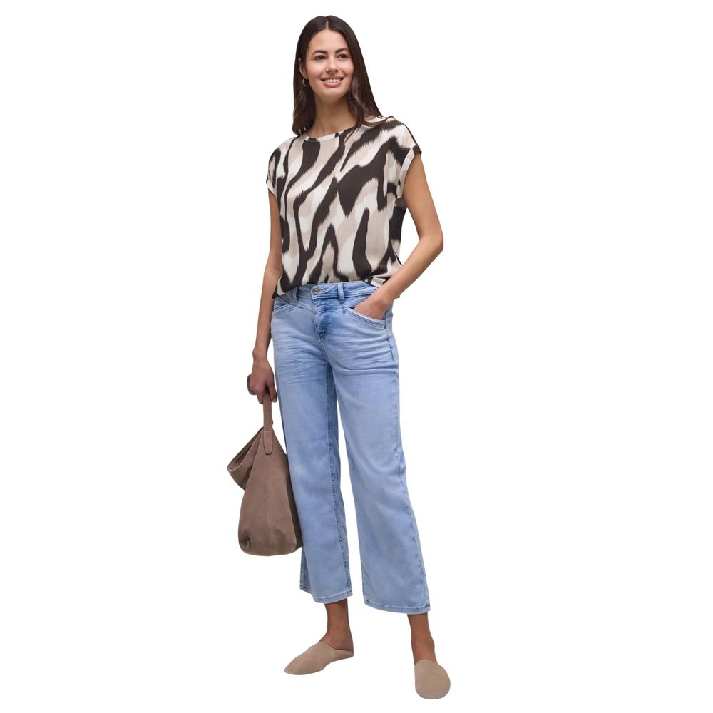 Brown Viscose Blouse - ventzia