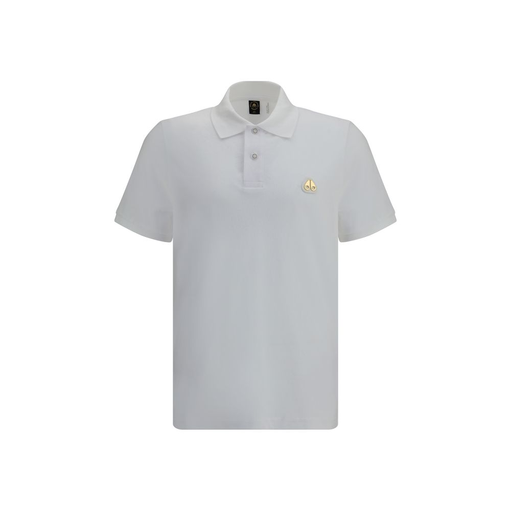 White Cotton Polo Shirt - ventzia