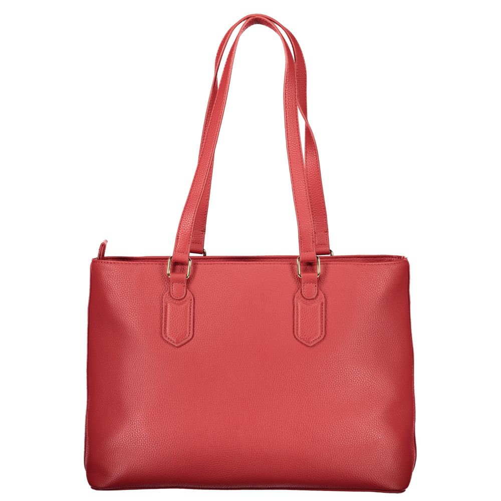 Red Polyethylene Handbag - ventzia