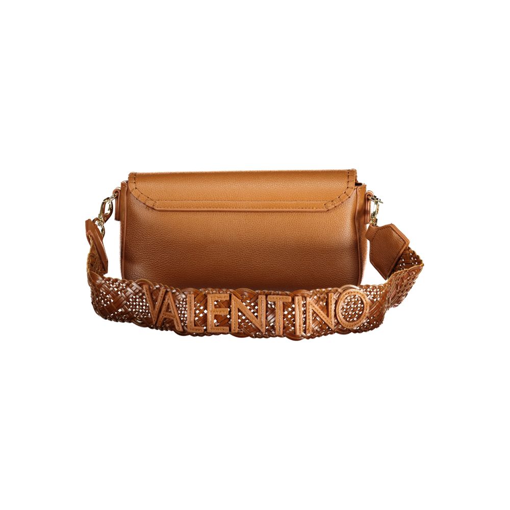 Brown Polyethylene Handbag - ventzia