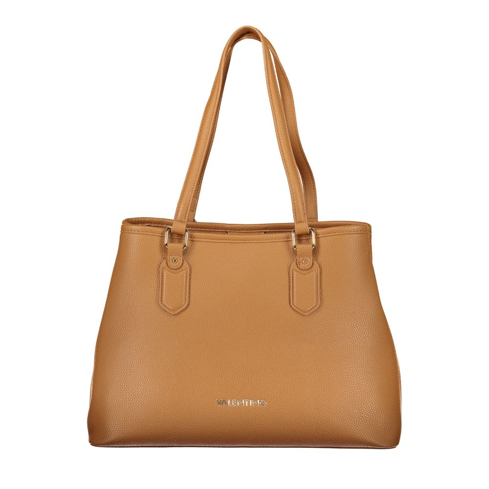 Brown Polyethylene Handbag - ventzia