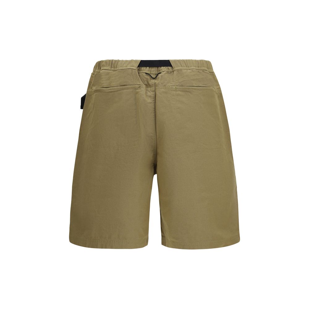 Bicolor Cotton Bermuda Shorts - ventzia