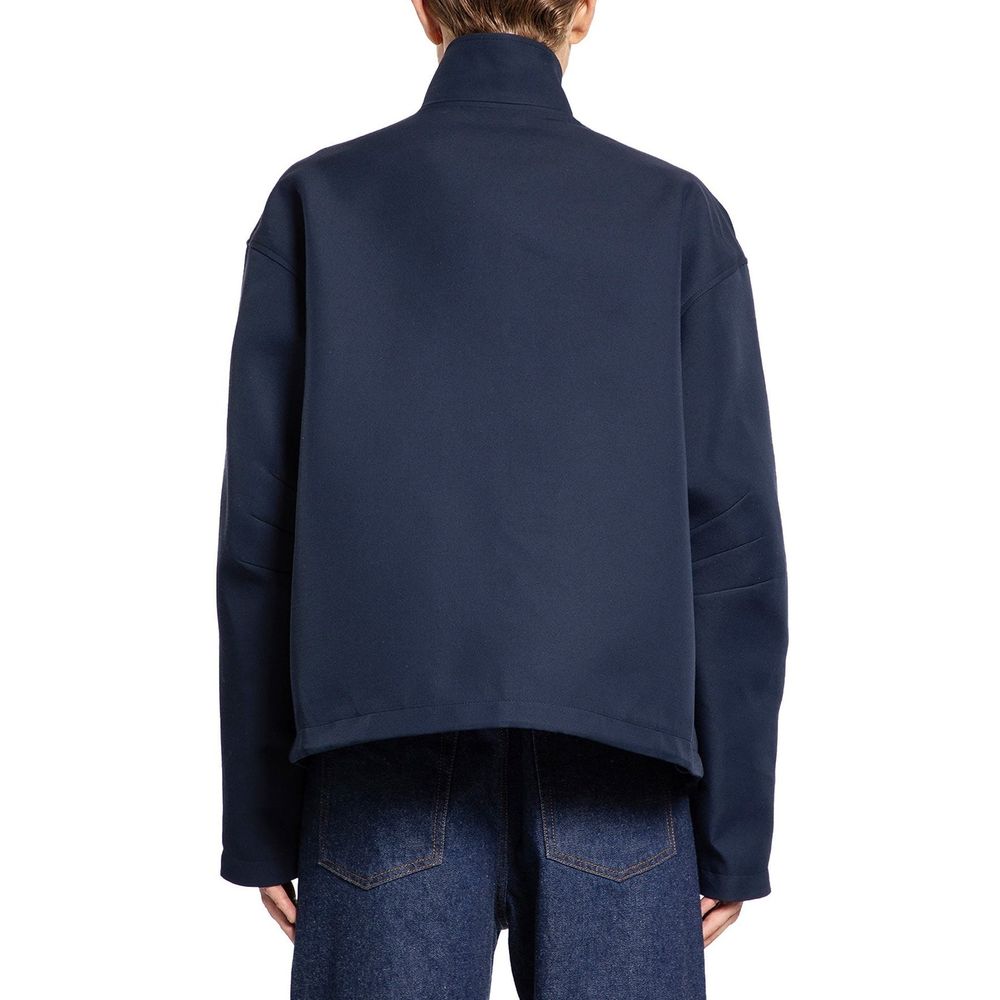 Blue Marabou Coat - ventzia