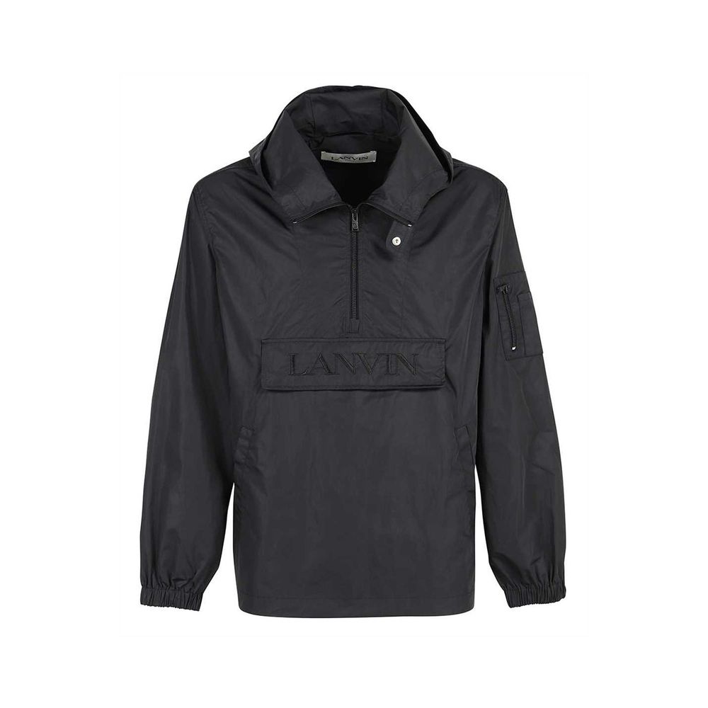 Black Polyamide Shell Jacket - ventzia