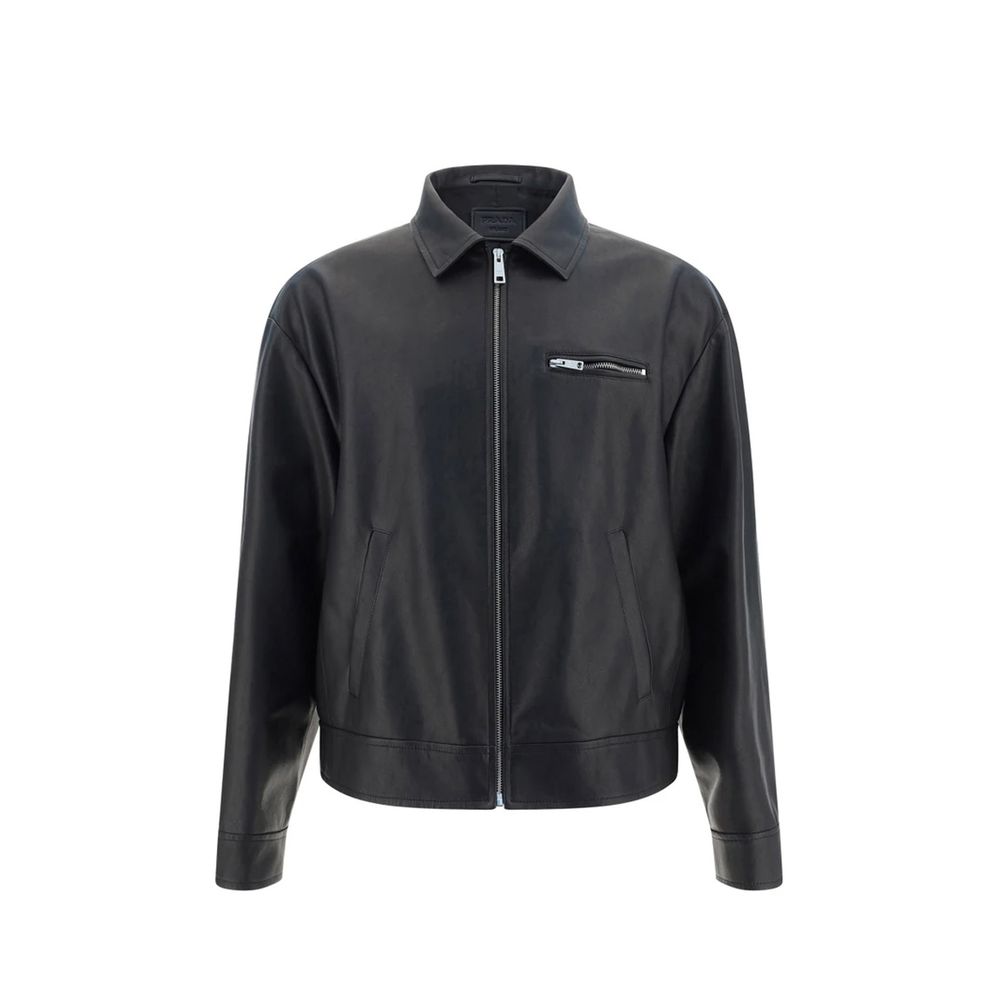 Black Leather Jacket - ventzia