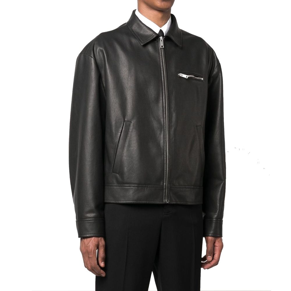Black Leather Jacket - ventzia