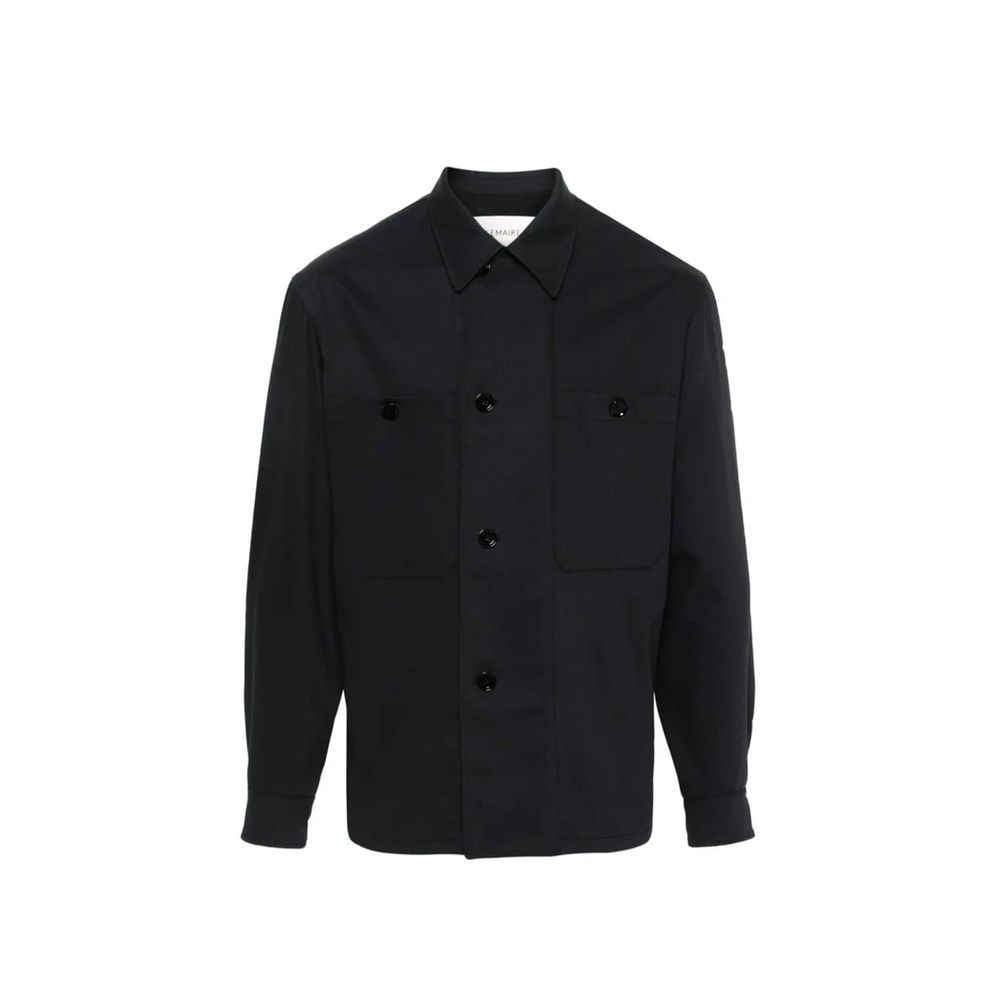 Black Virgin Wool Coat - ventzia