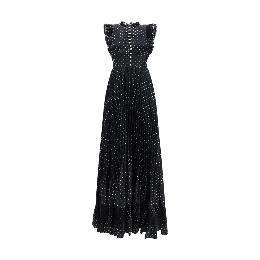 Black Polyester Casual Dress