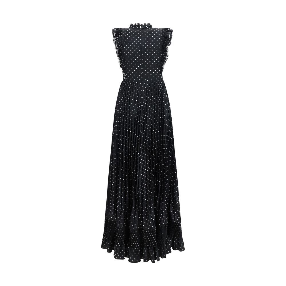 Black Polyester Casual Dress