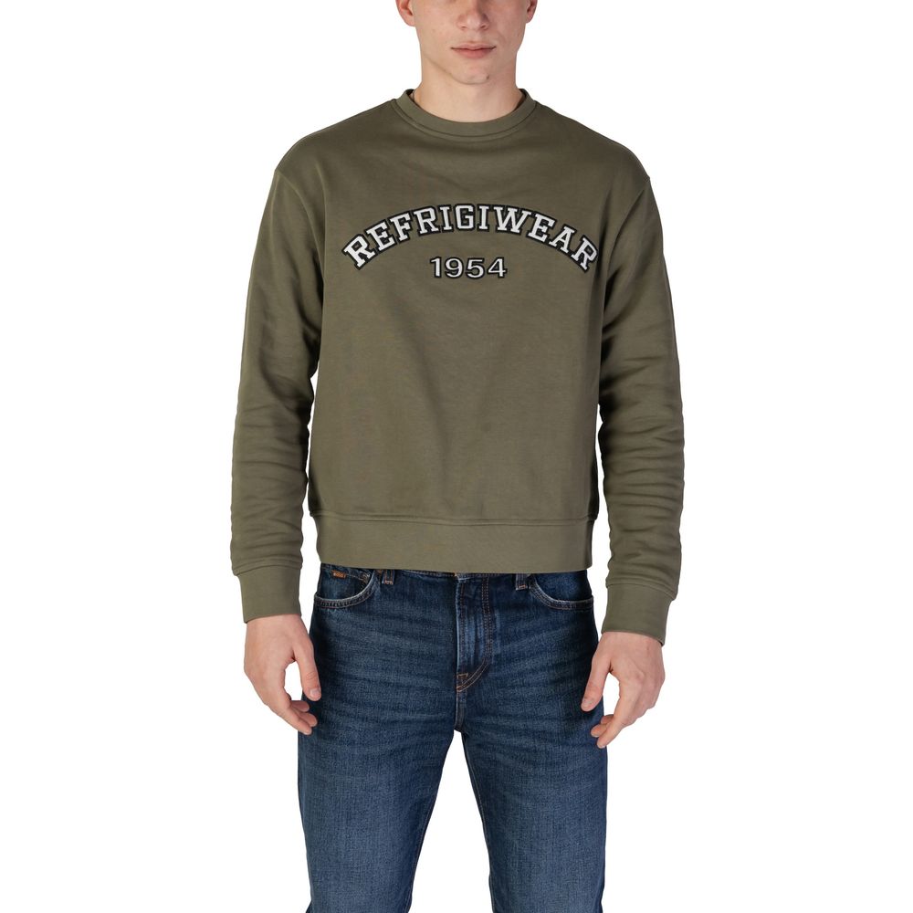 Green Cotton Sweatshirt
