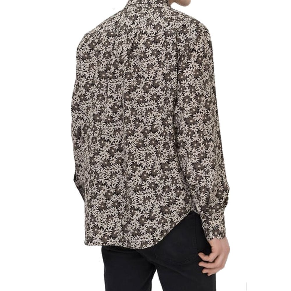Bicolor Cotton Shirt