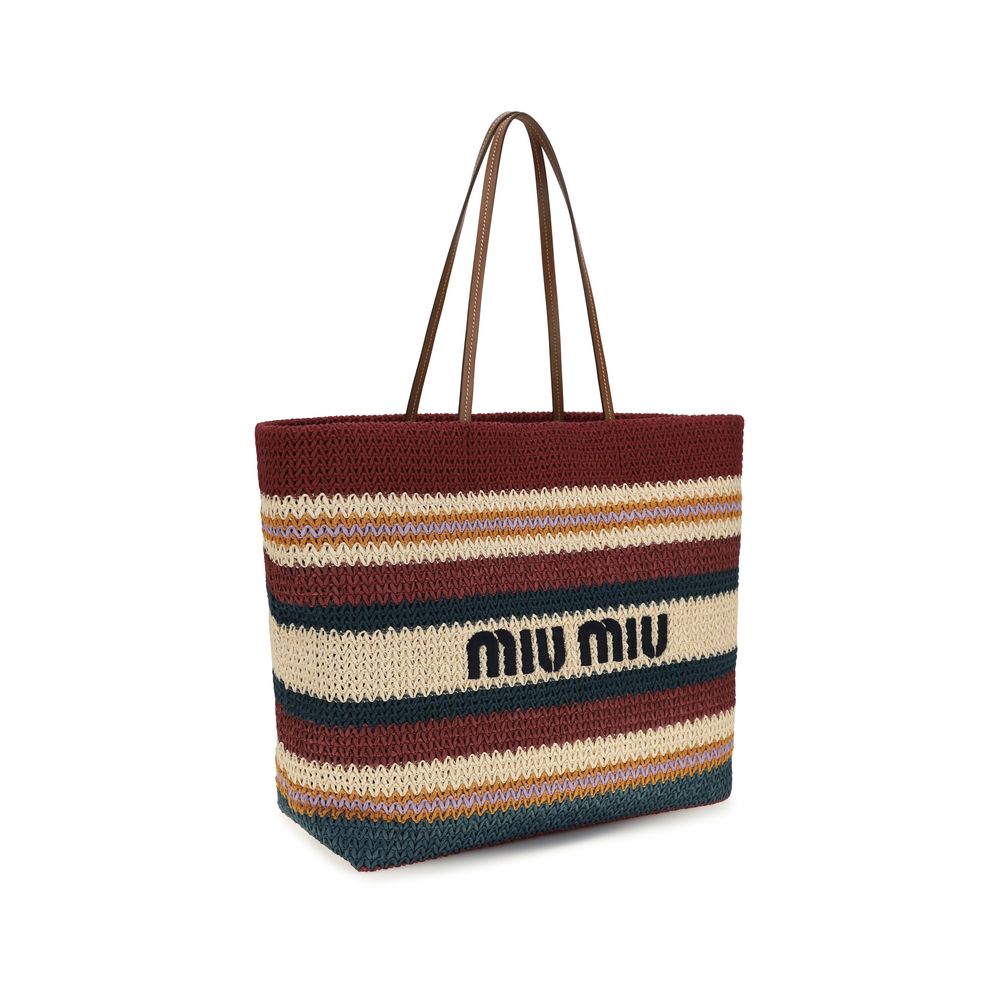 Multicolor Cotton Shoulder Bag